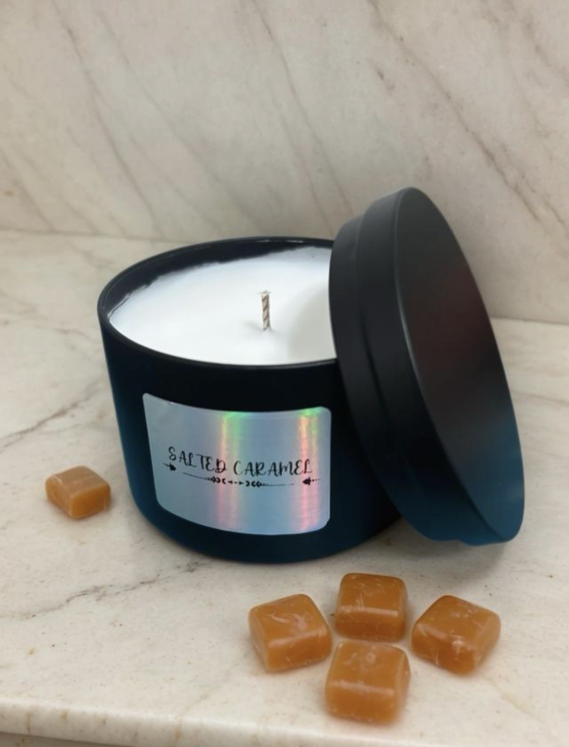 Scented Salted Caramel candle