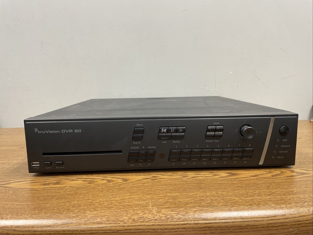 Truvision DVR 60 16-Channel RECORDER CCTV, Power Tested