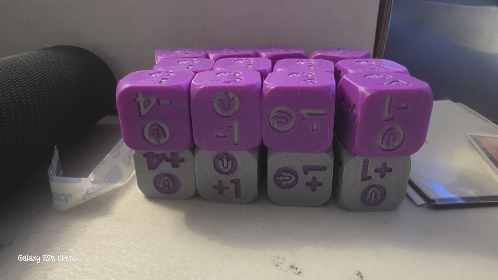 Custom Riftbound Might Marker Diceset