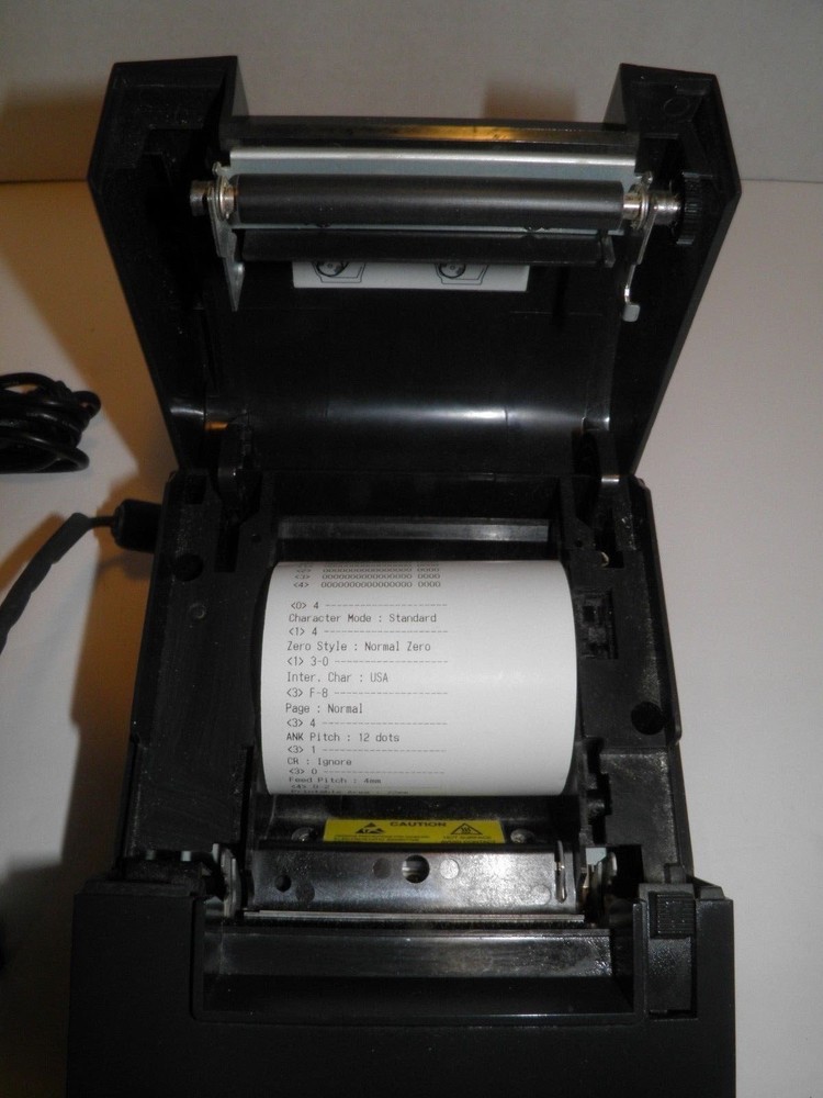 Star TSP600 643D Thermal POS Receipt Printer Parallel w Power Supply TESTED