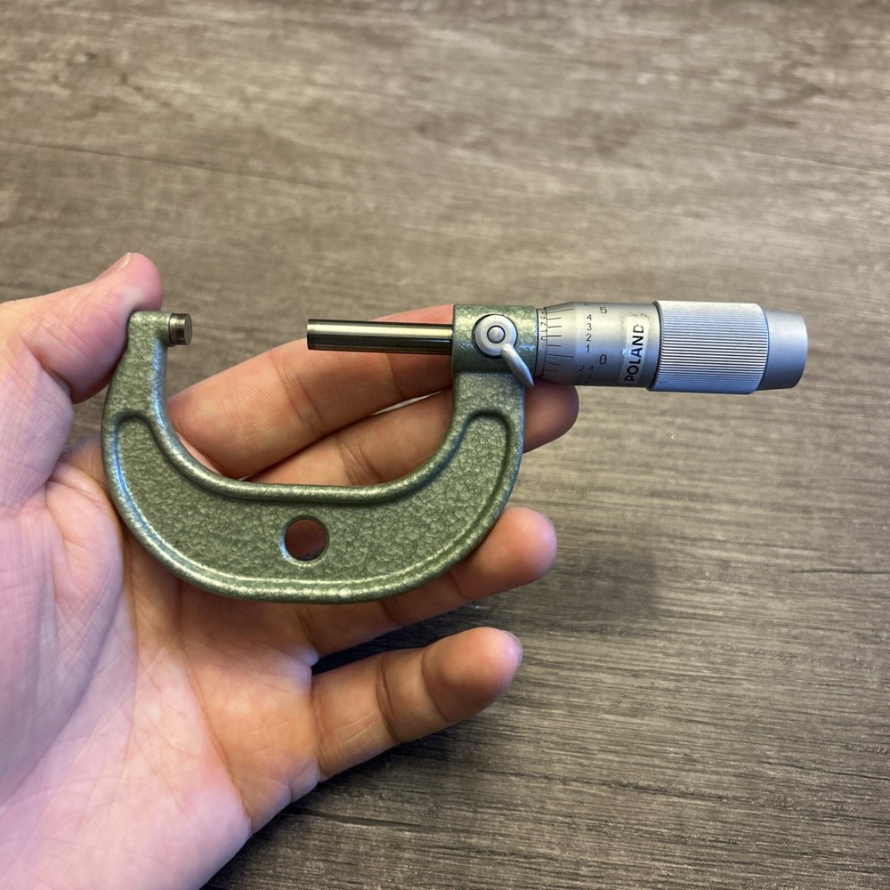 Vintage Micrometer Made In Poland