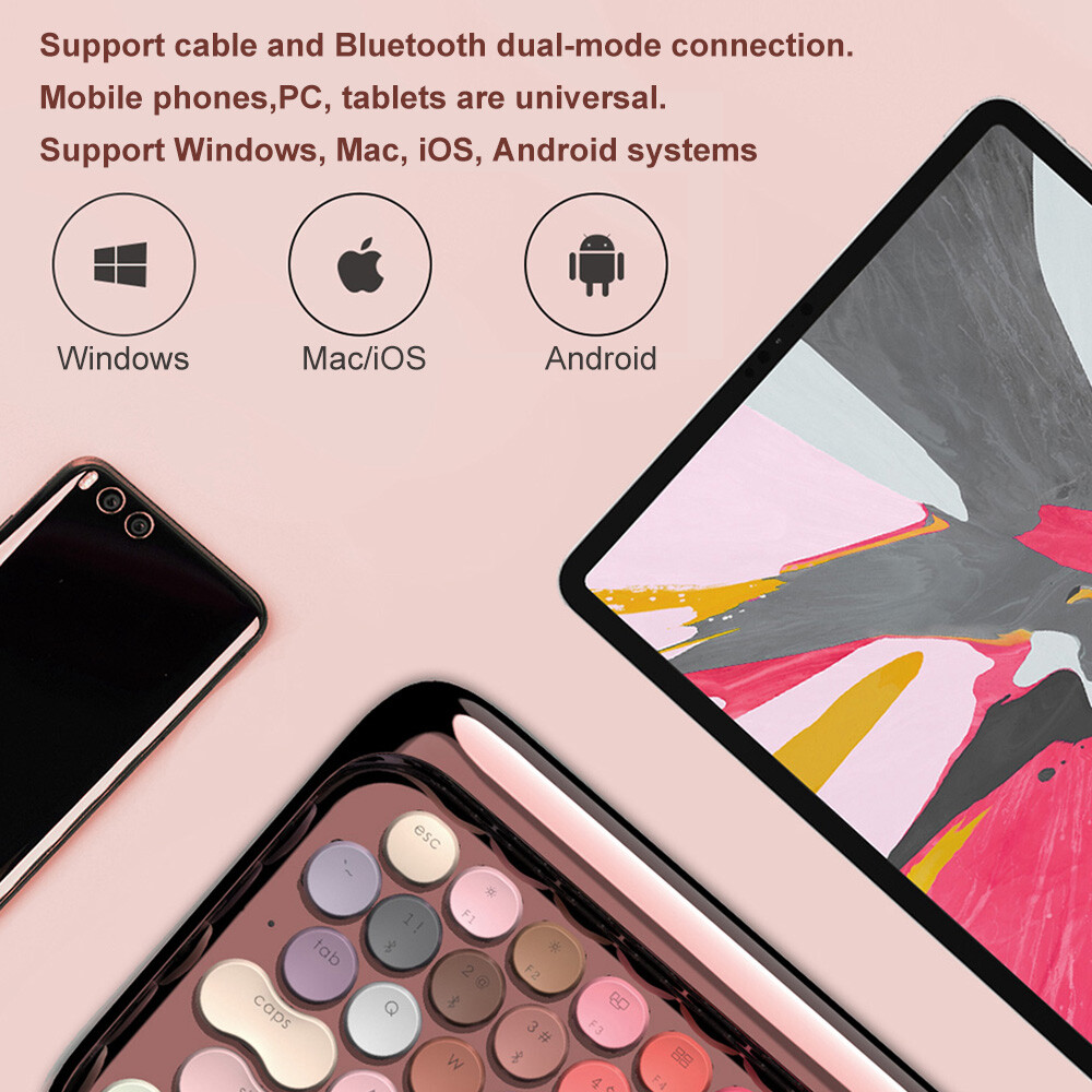 Lofree wireless Bluetooth mechanical keyboard for Windows iOS Mac Android