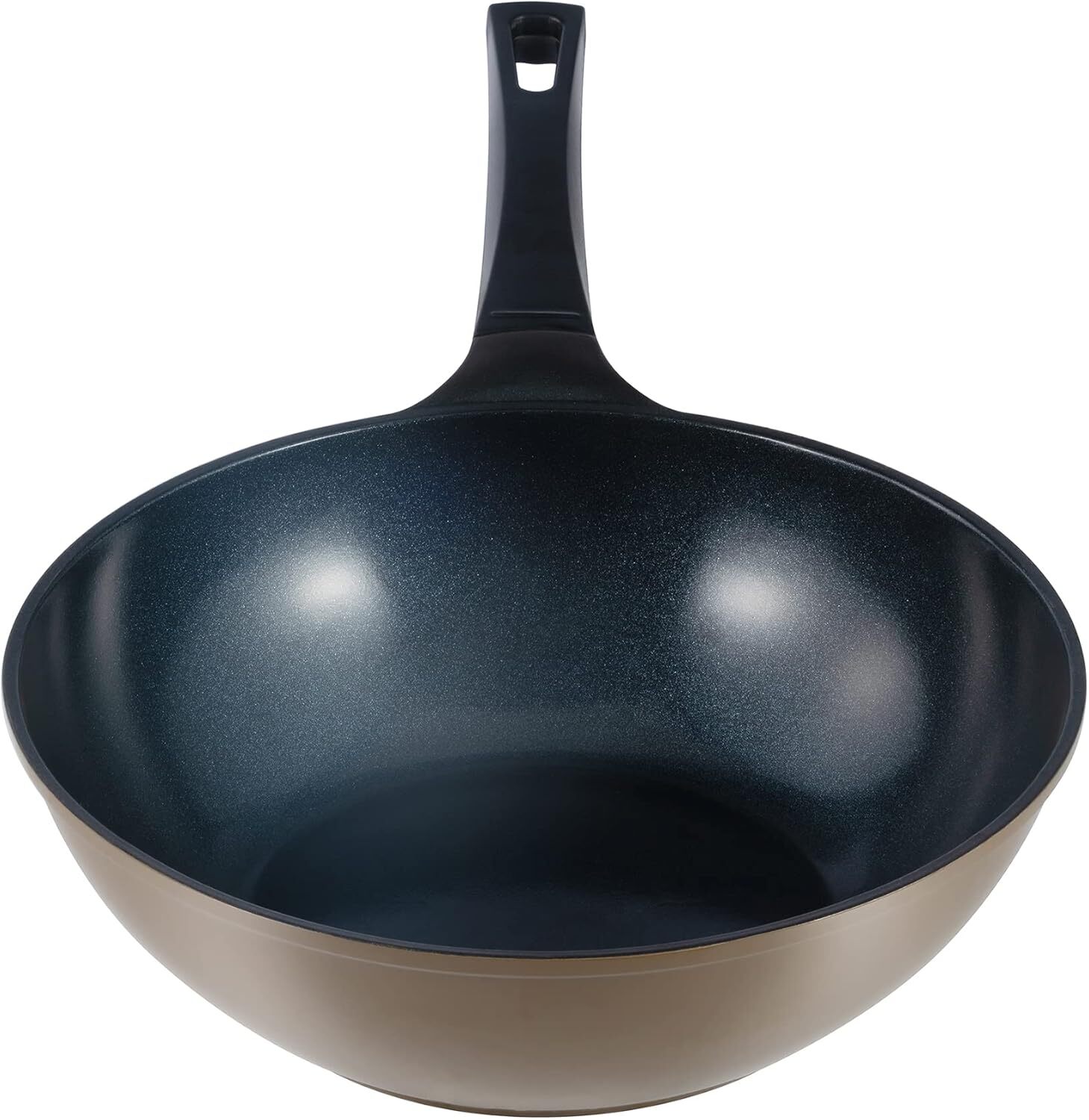 Green Earth Wok by Ozeri Ceramic Non-Stick [3 color options] [12in & 14in sizes]