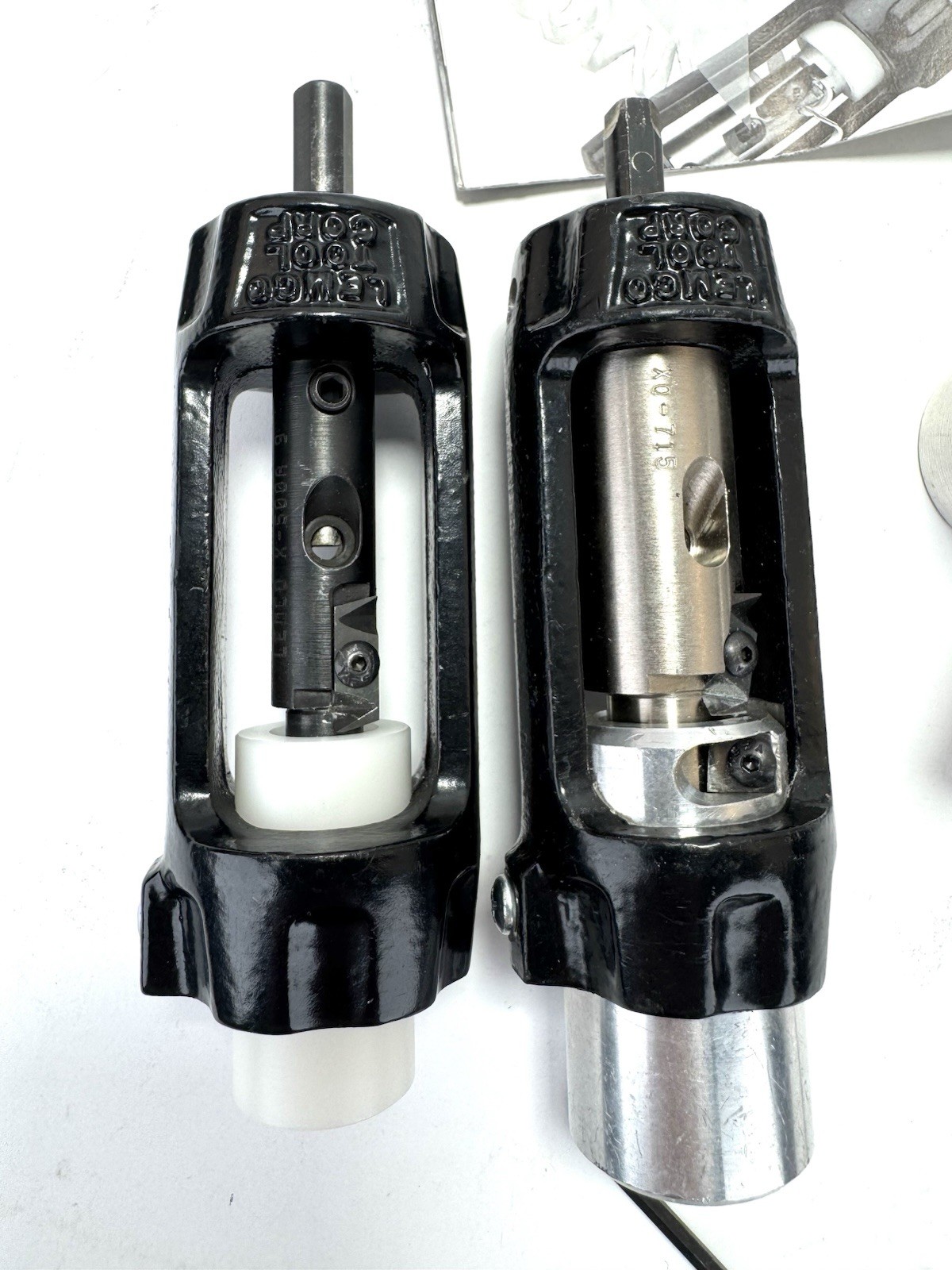 Lemco QX-715 & X-500A Cable Stripping Tool Set w/ Handle Keys Paperwork