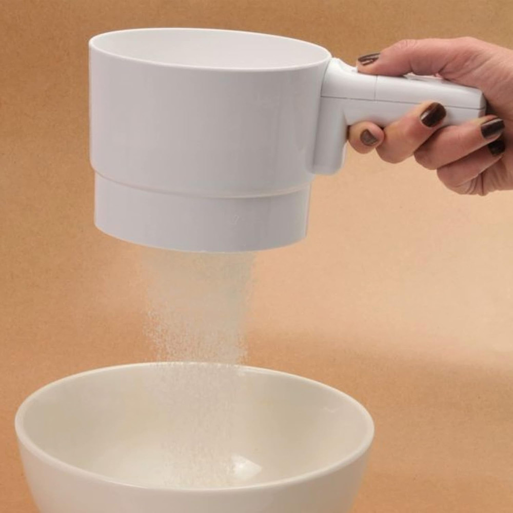 Battery Operated Sifter, White