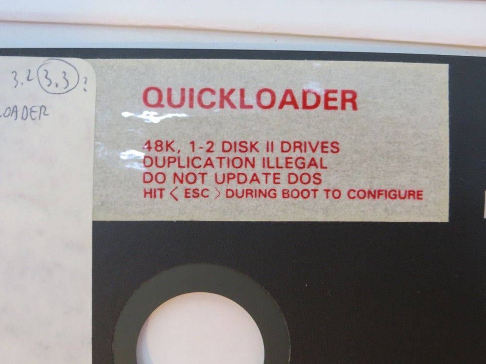 5.25" Floppy Disk DOS-PLUS / DISK ORGANIZER vintage computer software discs