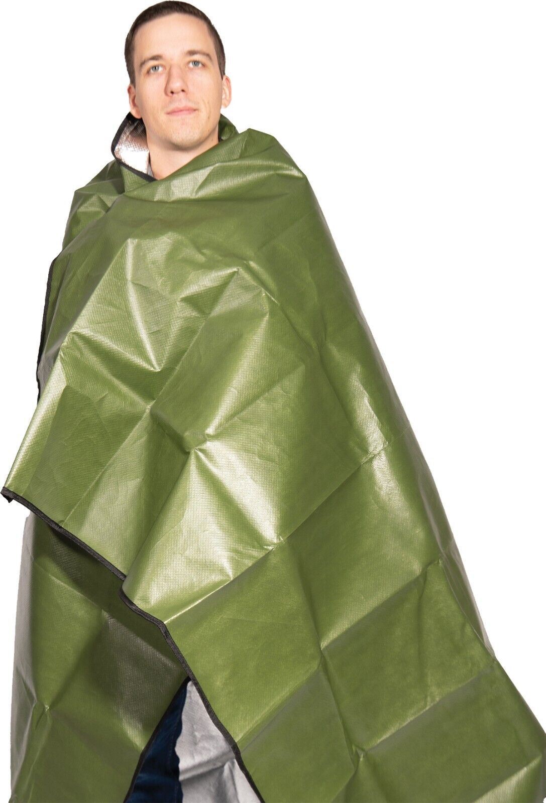 Olive Drab Heavy Duty Survival Blanket Insulated Waterproof Blanket