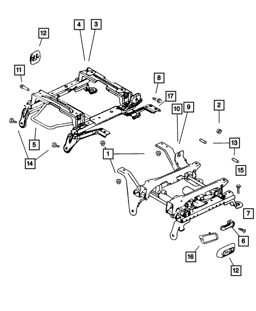 Genuine Mopar Seat Bolt 5189414AA