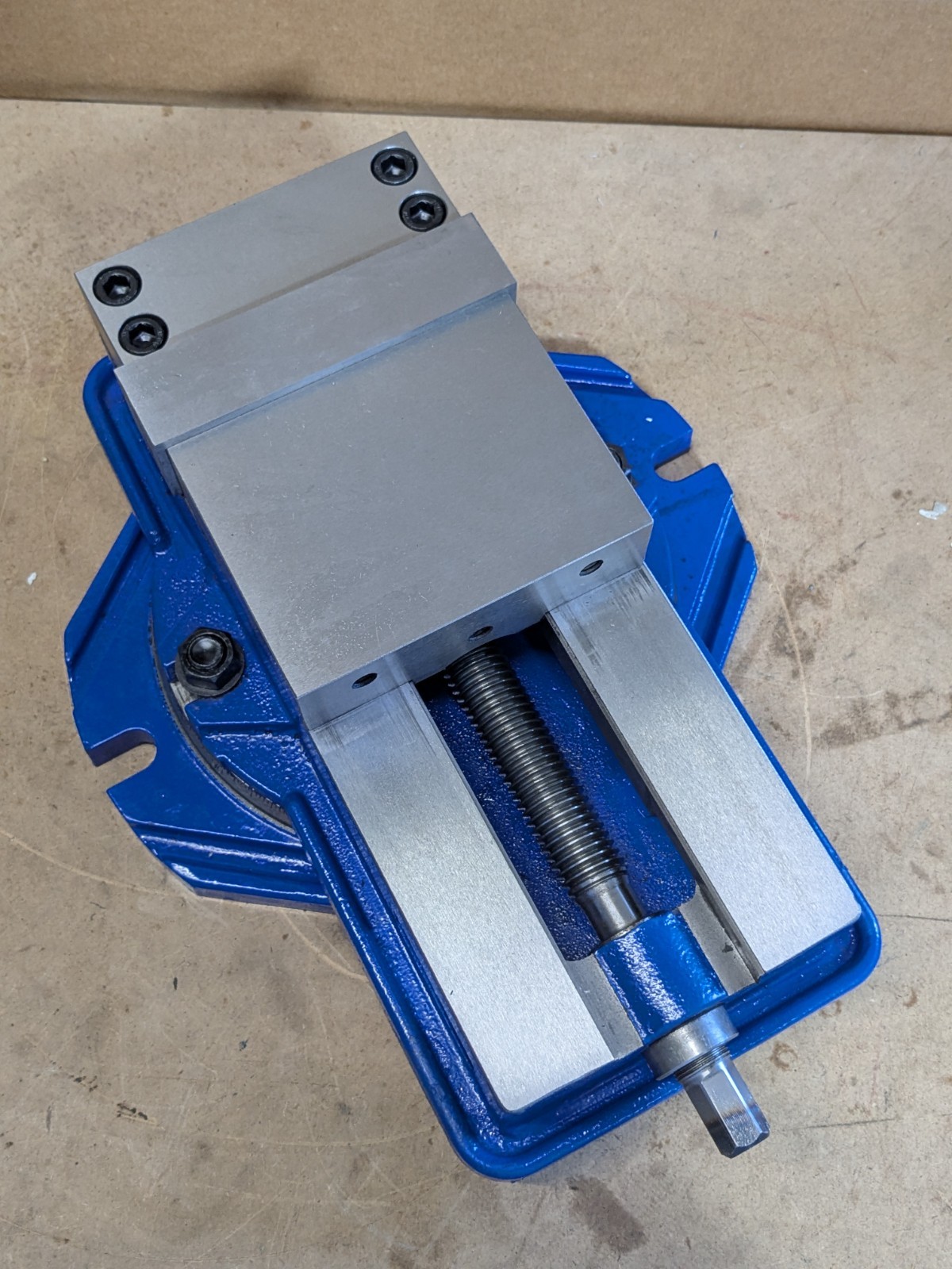 Precision Milling Machine Vise w/ Swivel Base 6" Jaw Width 6" Opening Capacity