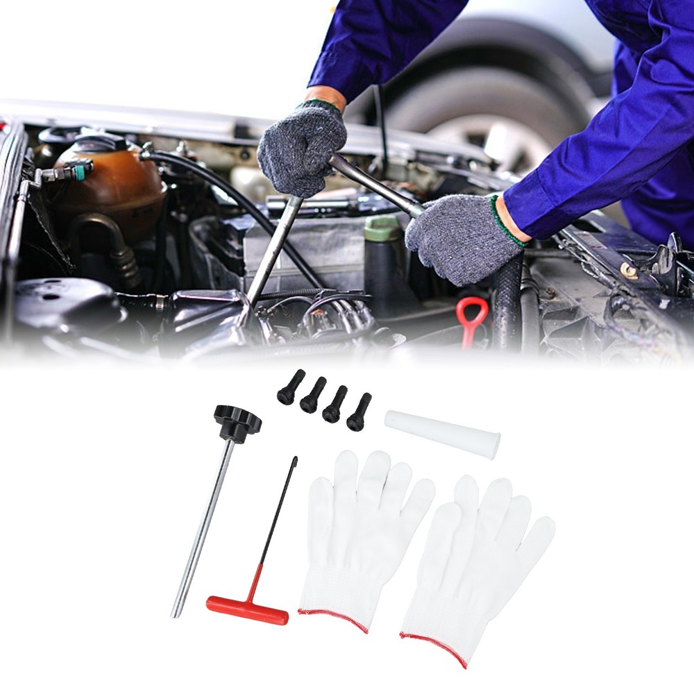 7PC Tire Valve Stem Core Replacement Tool Set For Fast Tire Maintenance
