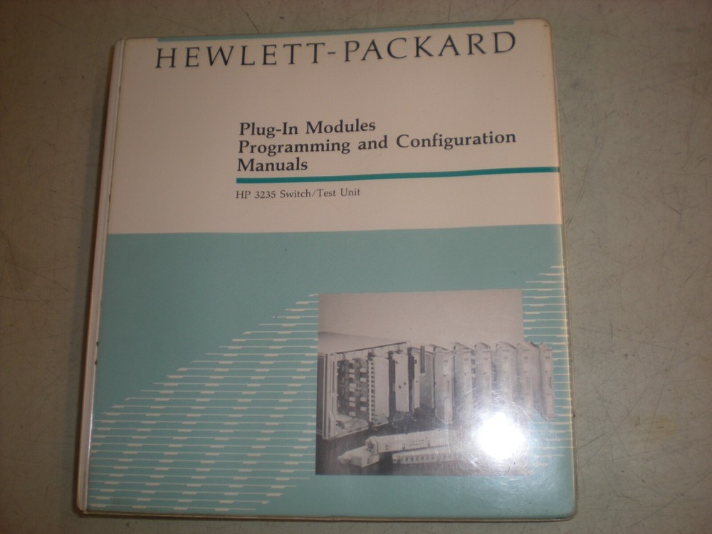 Hewlett Packard Programming & Configuration Manual for HP 3235 Switch/Test - #2