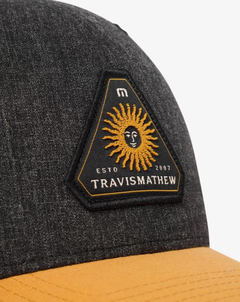 TravisMathew Men's Standard Bumpy Flight Adjustable Snapback Hat Cap, Heather...