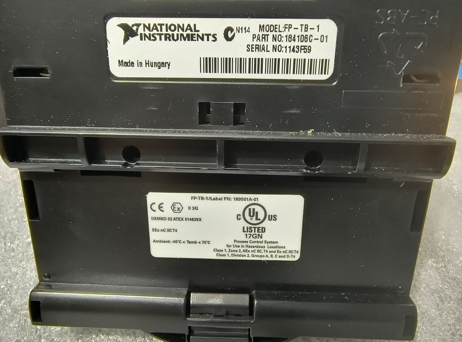 National Instruments NI FP-TC-120 8 Channel Thermocouple Input Module
