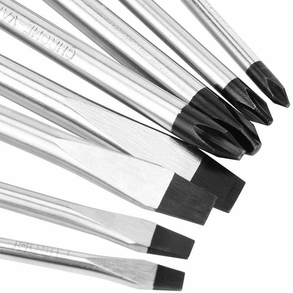 VCT 8pc Piece Hammer Head Screwdriver Commercial Grade Set Magnetic Tip