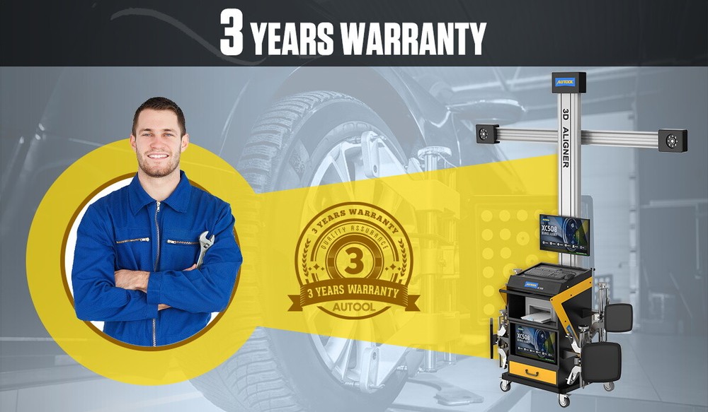 Liftable Auto Quicktrick 3D Wheel Alignment Machine Tools W/ Dual-Screen Printer