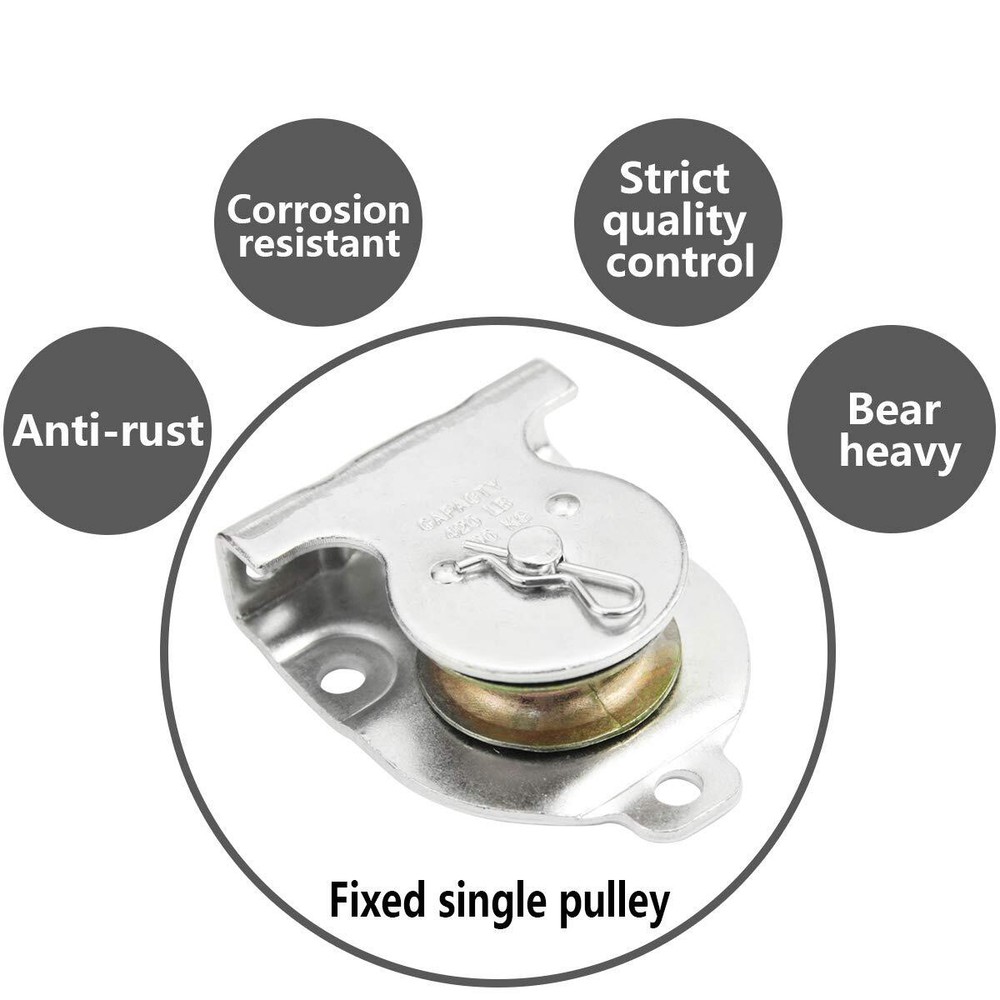 Hardware N233247 3219bc Ceiling Mount Single Pulley Wall Mount Pulley Ceiling Pu