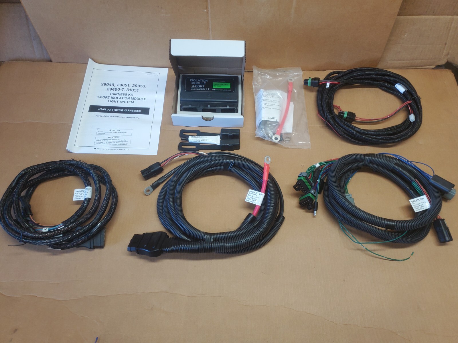 OEM Western Fisher TruckSide Plow Fleet Flex Wiring Harness Snow 09-16 Ford H13