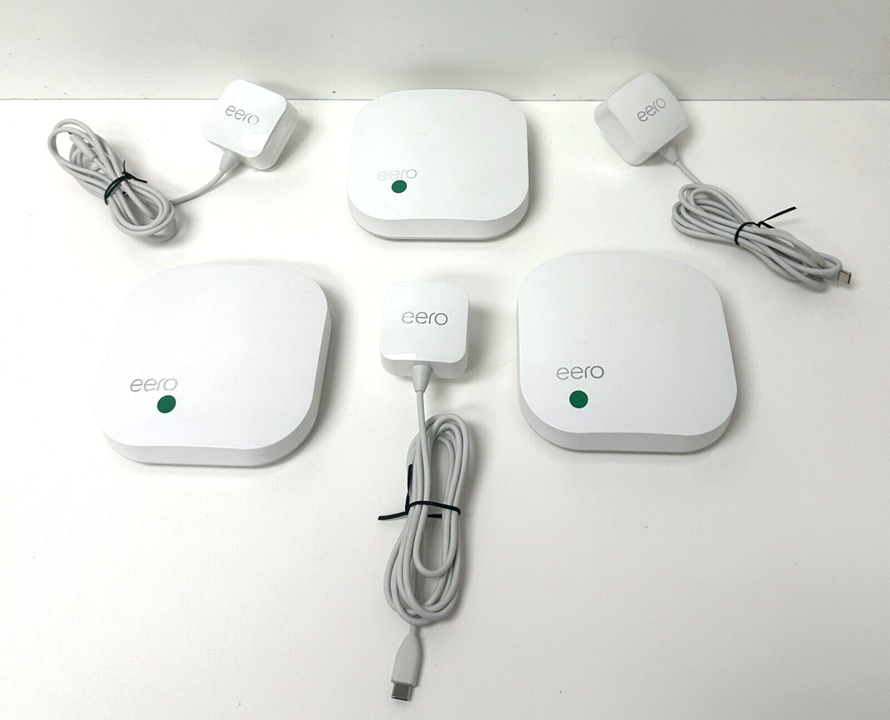 eero Wireless Router Model B0100001 Bundled Power Supply - 3 Pack