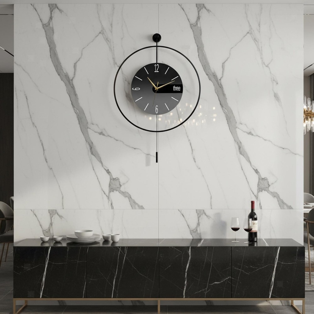 Wall Clock Easily Read Quiet Wall Decoration for Kitchen Classroom Bathroom