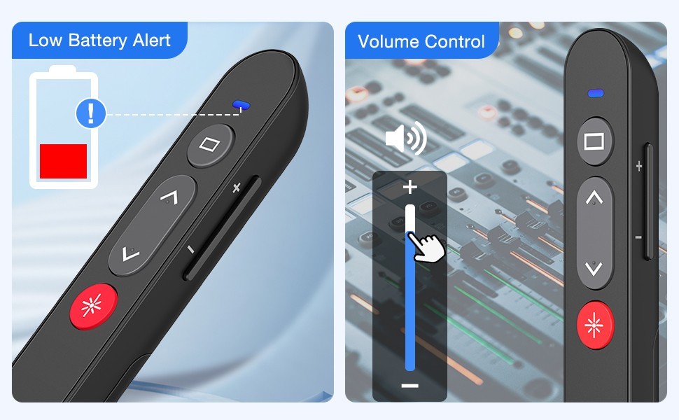 Laser Pointer for Presentations, Wireless Presenter Clicker for PowerPoint Slide