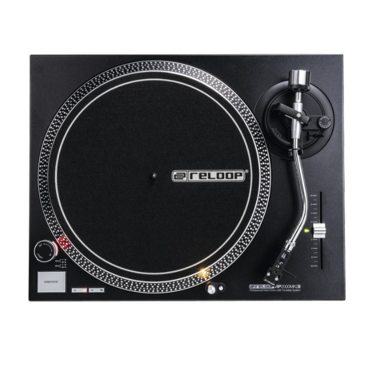 Reloop RP2000 Professional Direct Drive USB Turntable with Amplifier System