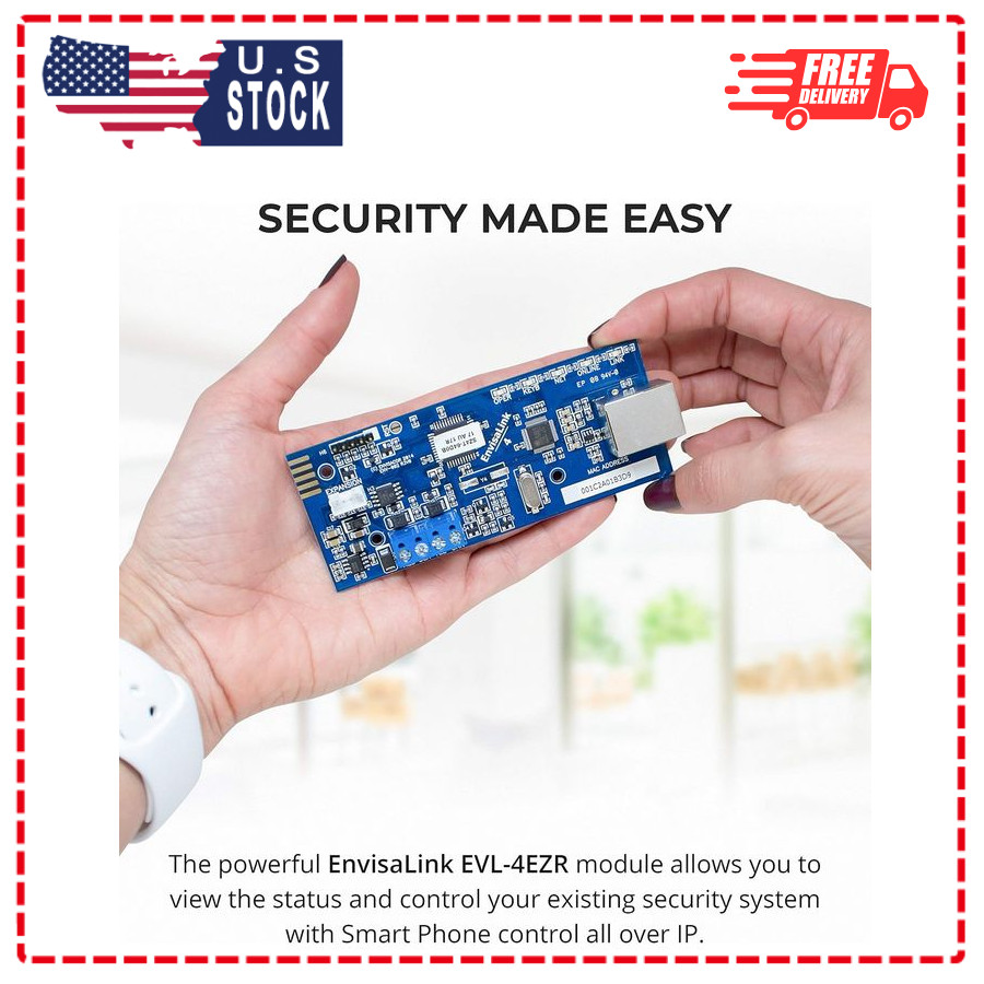 Envisalink EVL-4EZR IP Security Interface Module for DSC and Honeywell Security