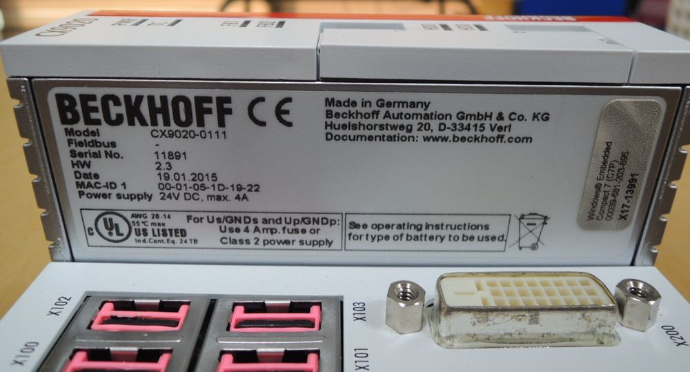 BECKHOFF CX9020