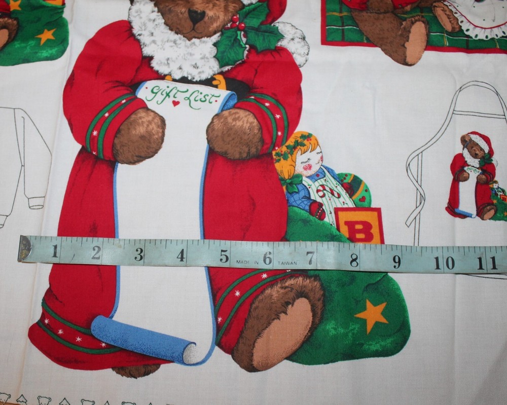Jingle Bell Bear Appliques