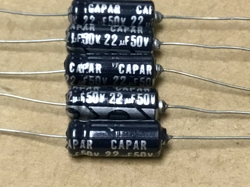 (5 PC) CAPAR 22UF 50V CAPACITOR