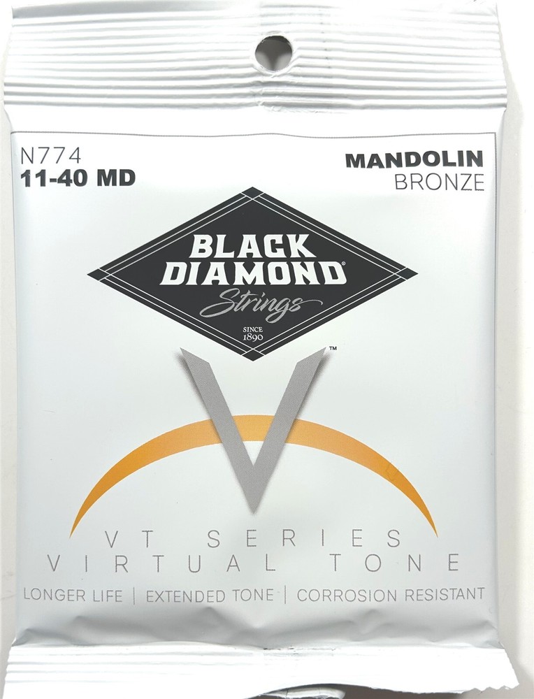 Black Diamond Mandolin Strings 5 Sets Phosphor Bronze Loop End .011-.040