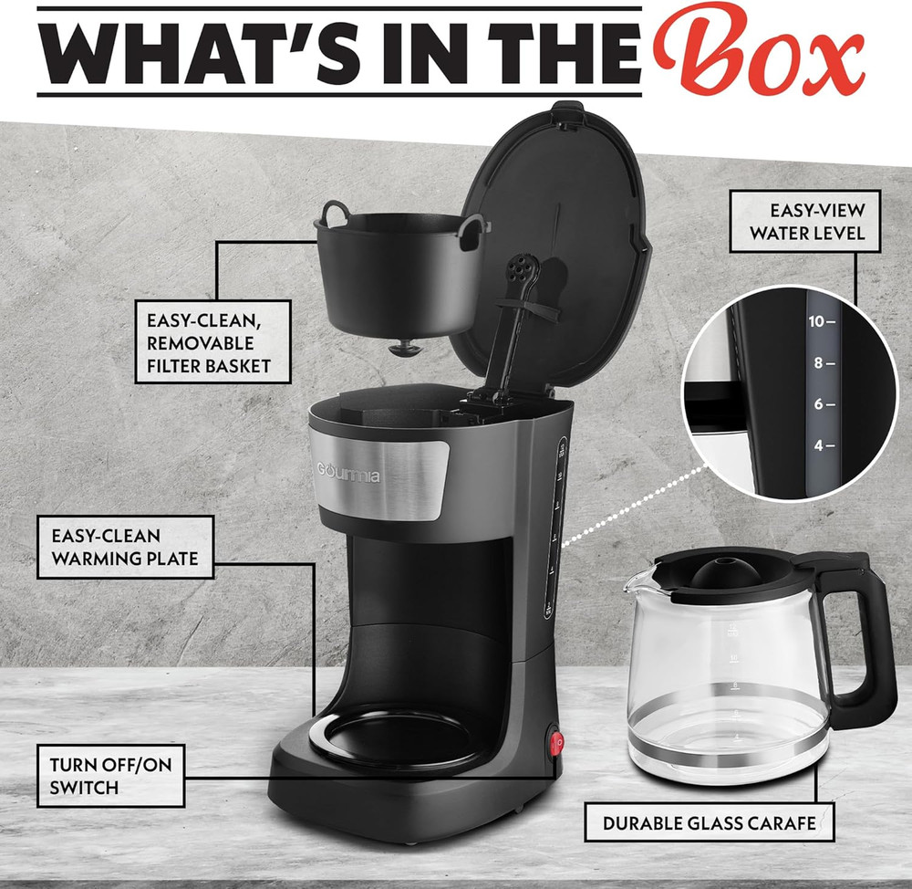 12 Cup Coffee Maker One-Touch Brew Pause & Serve Keep Warm Easy-Clean Design