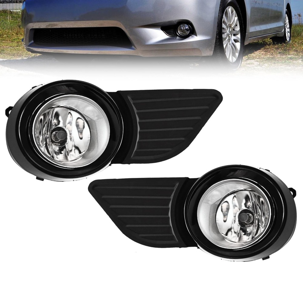 Fog Lights Compatible with 2011-2017 Sienna (Does not Compatible with SE Models)