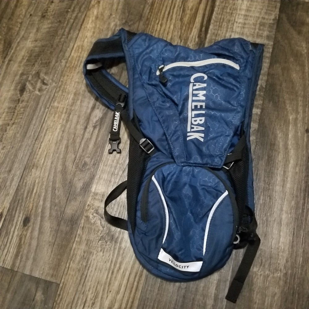 Camelbak Velocity 2.5L 85oz. Hydration Pack Black Blue (No Bladder)