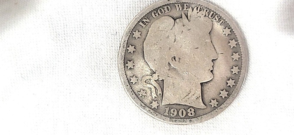 1908-D Barber Half Dollar In Good Condition