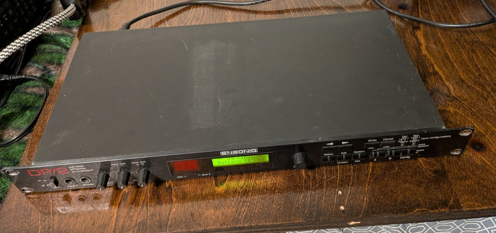 Ensoniq DP/2 DP2 Parallel Effects Processor Rack w/ Power Supply - low battery