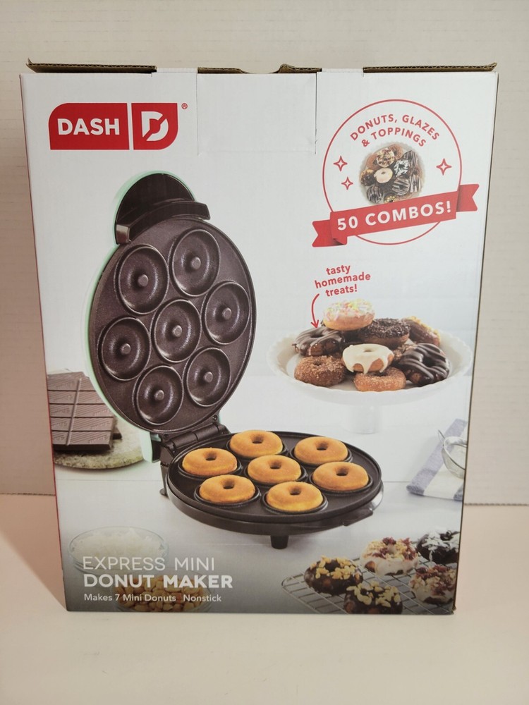 NIB Mini Donut Maker Machine for Kid-Friendly Breakfast, Snacks, Desserts & More