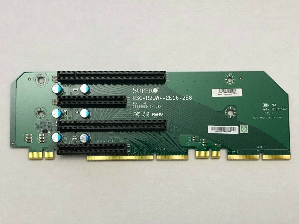 ※※LATEST REVISION ※※Supermicro RSC-R2UW+-2E16-2E8 Riser Card
