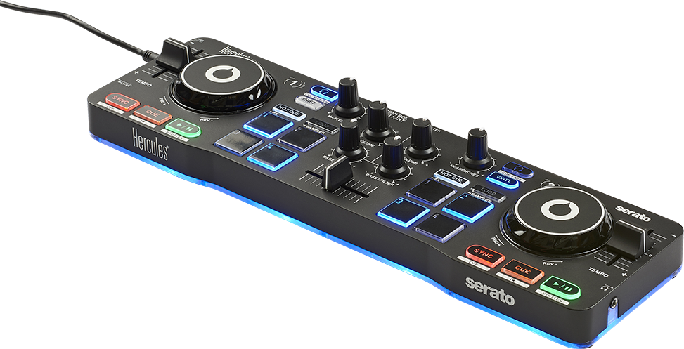 Hercules DJ Control Starlight Compact controller w/built-in sound card