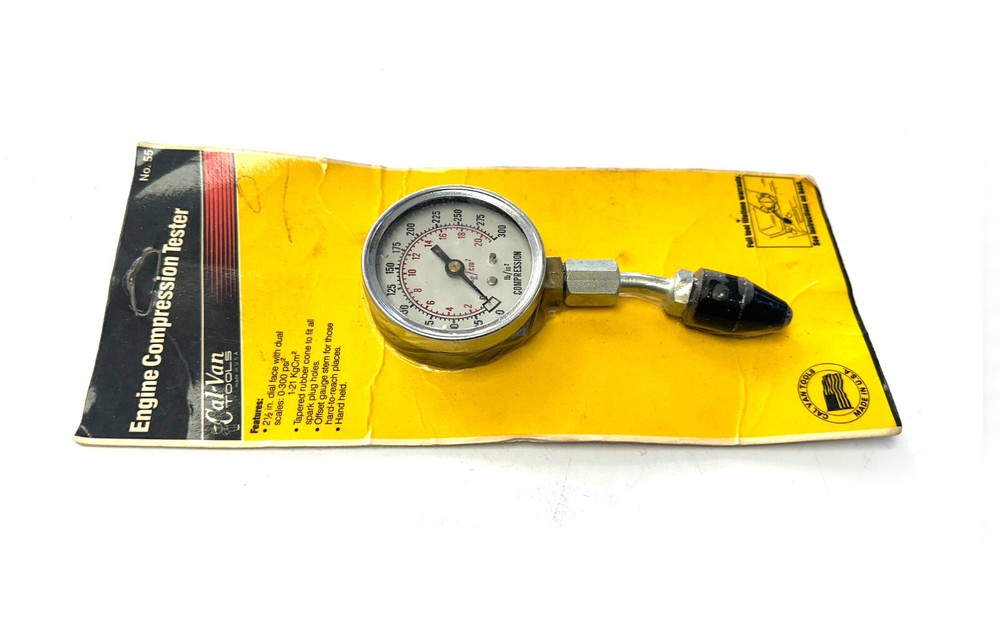 Cal-Van Tools #55 Engine Compression Tester Gauge USA NEW Sealed no. 55
