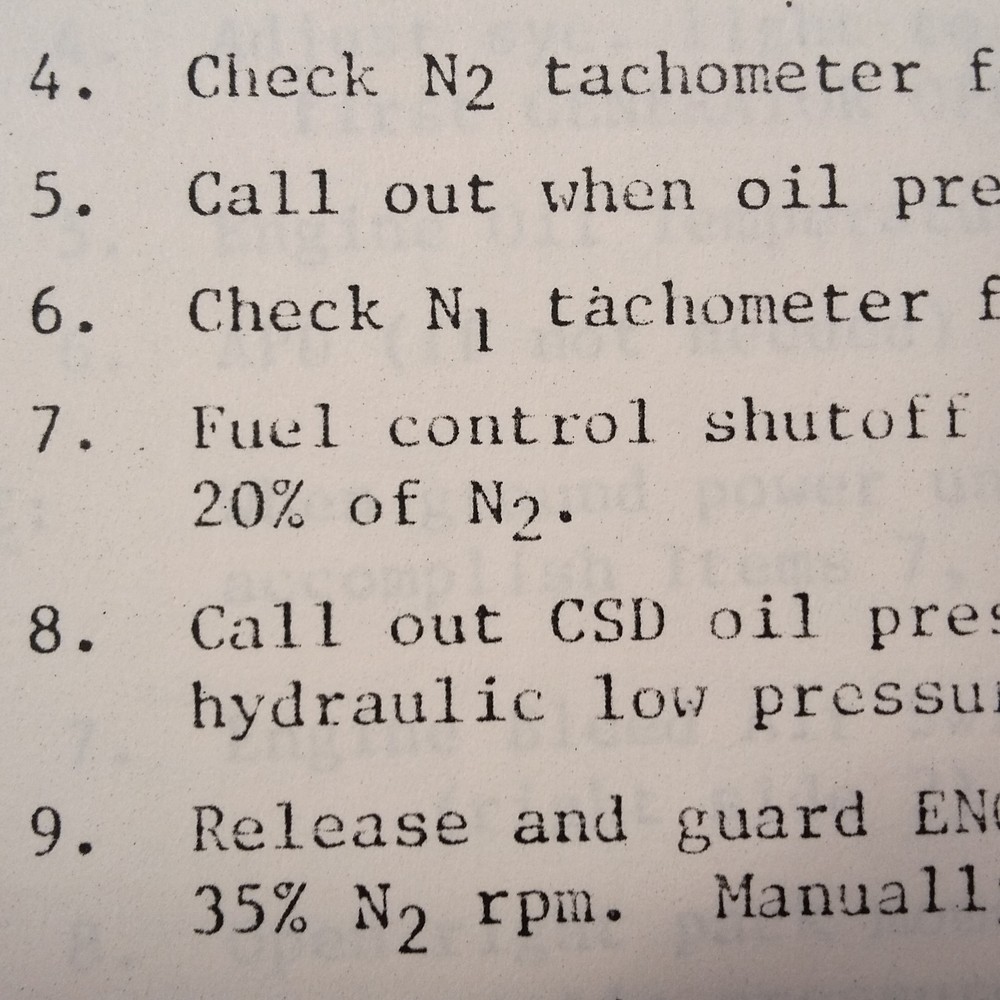 Handbook of Engine Run Procedures for 727 & DC-9