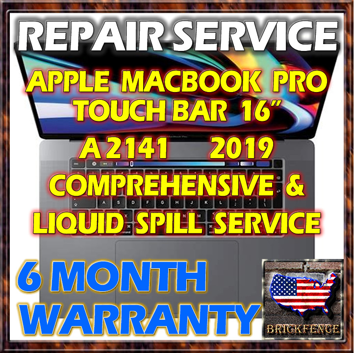 MACBOOK PRO 2019 16" A2141 LAPTOP 820-01700-A LOGIC BOARD REPAIR & LIQUID SPILL