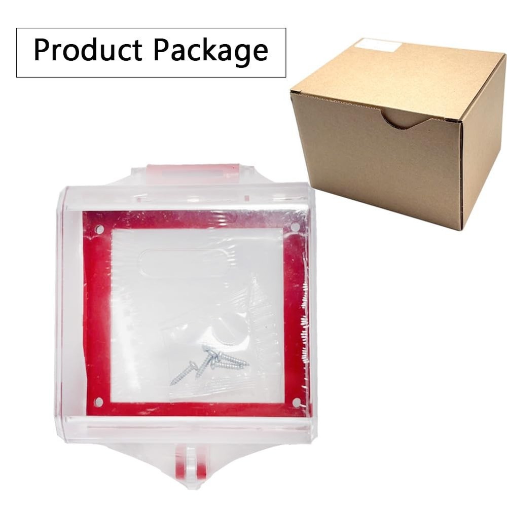 Emergency Stop Button Cover Removable Base Cover forEmergency Stop Button Q4T9