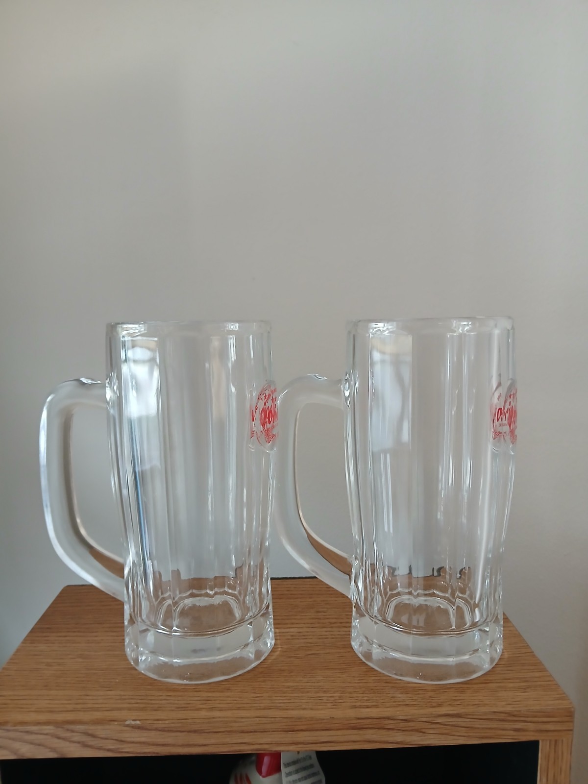 2 Vtg Orion Breweries Limited Draft Beer Glass Stein/Mug Okinawa Japan