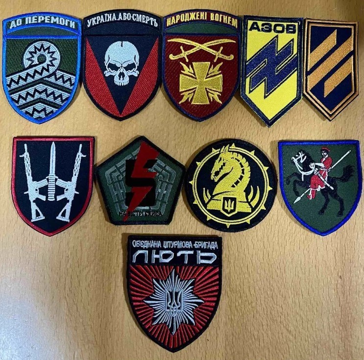 Top 10 chevrons of the best active combat brigades of the Ukrainian army Azov 3K