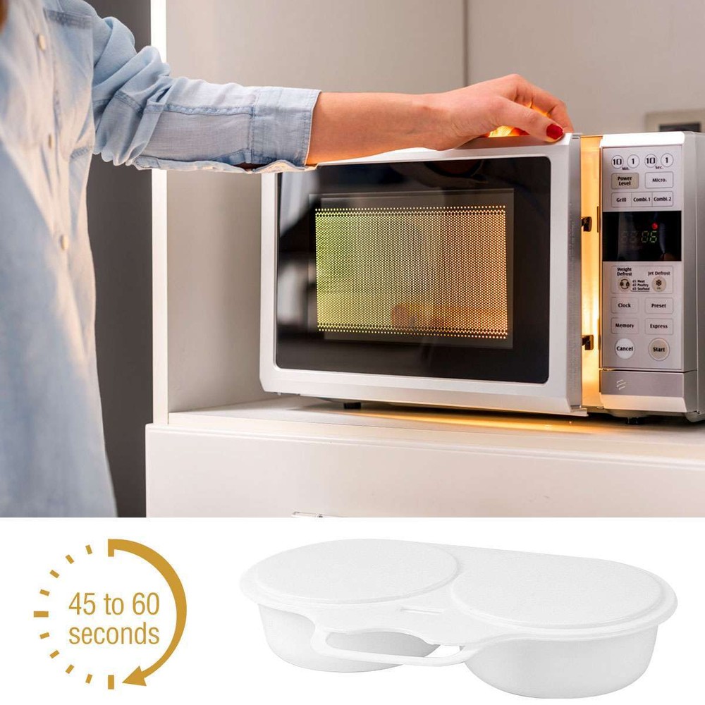 Kitchen Microwave Egg Poacher Poached Egg Cooker Egg Maker Poached Egg Steamer