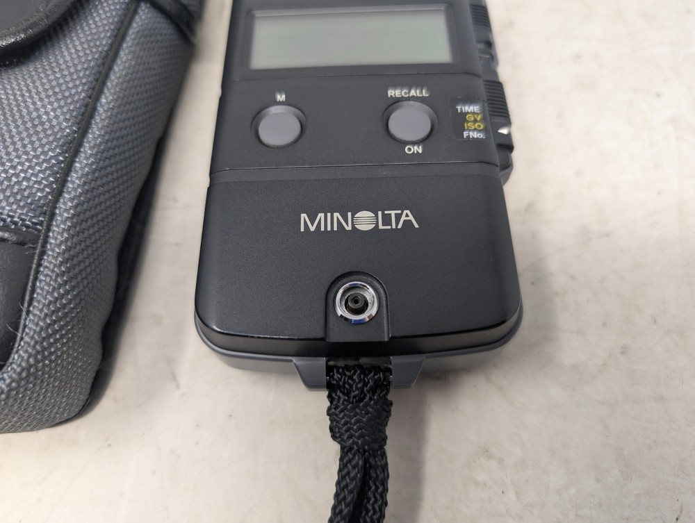 Minolta Flash Meter IV w/ Dome, Case, Strap (103)