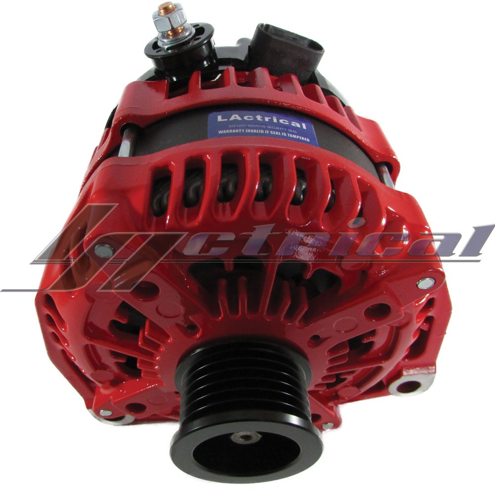 HIGH OUTPUT 300 AMP RED ALTERNATOR 6 PHASE HAIRPIN FOR CHEVY GMC CADILLAC TRUCK