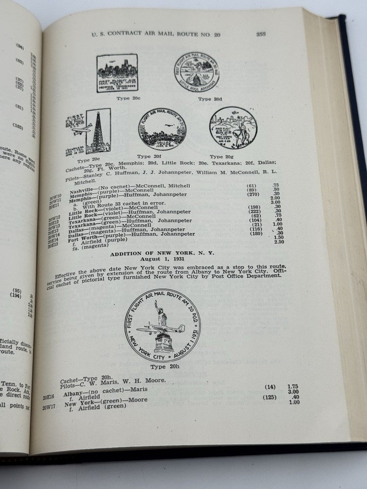 American Air Mail Catalogue 1947 Edition Vol I