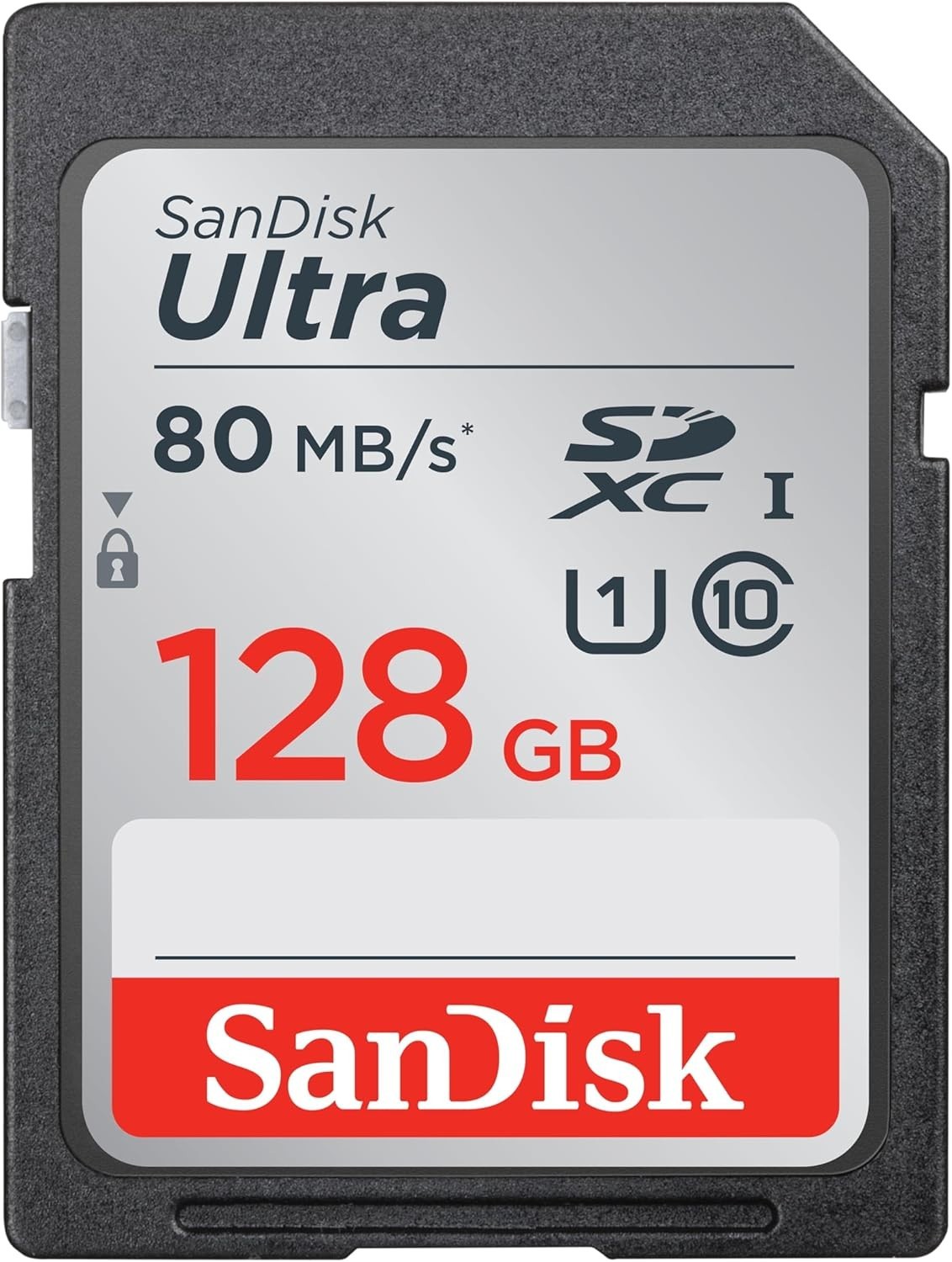 SanDisk Ultra Plus 128GB SDXC UHS-I SD Memory Card High Speed