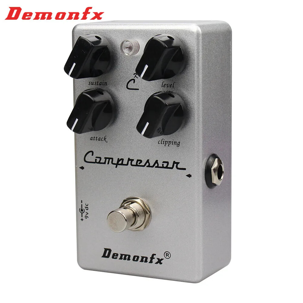 High Quality 4-Knob Compressor Guitar Effect Pedal Compressor With True Bypass